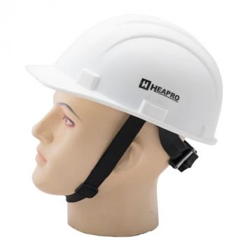 Helmet Reduced Peak Ratchet Vented White, Make:Heapro, IMPA Code:310301