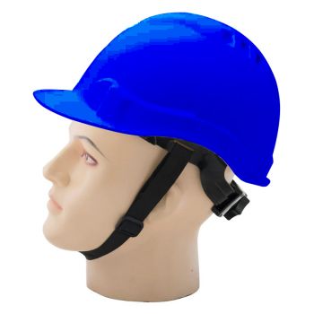 Helmet Reduced Peak Ratchet Vented Blue, Make:Heapro, IMPA Code:310302