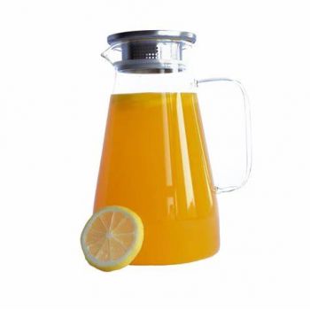 Water Jug Glass With Cover, 1.2Ltr, IMPA Code:171206