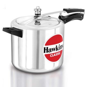 Classic Aluminium Pressure Cooker, 6.5 Ltr, Make:Hawkins, IMPA:171925
