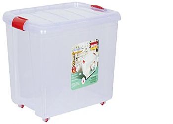 Food Storage Box Plastic, W/Cover 685X425X100Mm 21.4Ltr, Make: Aristo, IMPA: 172941