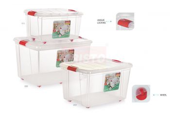 Food Storage Container Plastic, Space Save 415X310X590Mm 45Ltr, Make: Aristo, IMPA: 172947