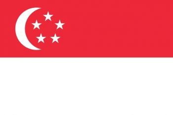 Merchant Flag 3'X 4' Bunting, Singapore, IMPA Code:371263