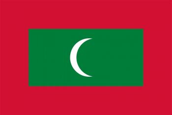 Flag National 4'X 6' Bunting, Republic Of Maldives, IMPA Code:371130