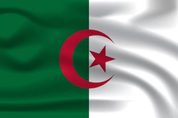 Flag National 4'X 6' Bunting, Algeria, Make:Nautilus, IMPA Code:371101