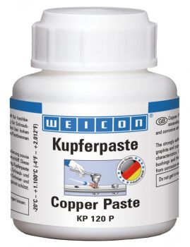 Anti-Seize Copper Paste Weicon, Kp 120 Brush Top Can 120Grm, Make:Weicon, IMPA Code:450888