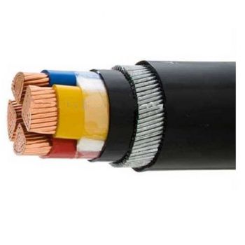 Cable Armoured Wire&Pvc Cover, Rubber Insulated 1Mm2 4C, Make: Polycab, IMPA: 794326