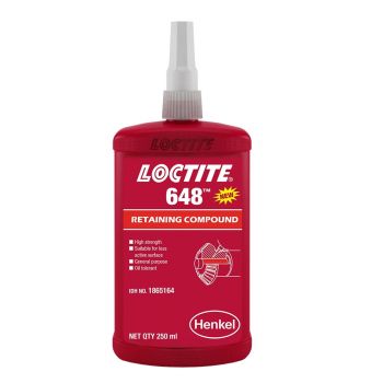 Glue Retaining Compound, 648 Rapid Cure 250Ml, Make:Loctite, IMPA:812798