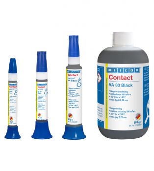 Adhesive Contact Cyanoacrylate, Weicon Va 250 Black 500Grm, IMPA Code:815260