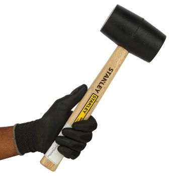Hammer Rubber Handled, 48Mm Diam No.3/4 (0.46Kgs), Make:Stanley, Type:STHT57527-8, IMPA:612752