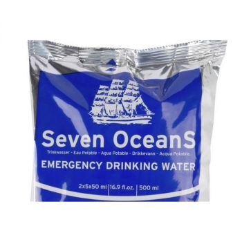 Emergency Drinking Water 5 Years Life, Make:Seven Oceans, Mfg No:10072, IMPA Code:330237, Approval:EC/MED