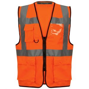 Work Vest with Zip, Make:SHM, Type:RSGY-1