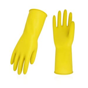 Gloves Rubber Natural Short, IMPA Code:190121