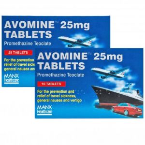 Anti-Seasickness Tablets, Type:Avomine, IMPA Code:330247