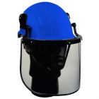 Helmet Safety W/Visor, Nonvented  Blue, Make:Heapro, IMPA Code:310328