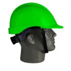 Linesman Helmet Safety Slotted Green, Make:Heapro, IMPA Code:310106