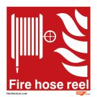 Fire Hose Reel Sign, Size: 150 x 150 mm, Make:SHM, IMPA Code:336102
