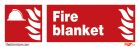 Fire Blanket Sign, Size: 100 x 300 mm, Make:SHM, IMPA Code:336150