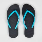 Women Flip-Flops 100 Turquoise Black, UK5.5-6.5/EU39-40, Make:Decathlon