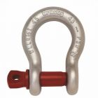 Shackle Bow Type Forged, Screw Pin G-209 Galv 2-1/2", Make:Crosby, IMPA:234192