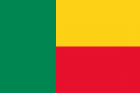 Flag National 4'X 6' Bunting, Benin, Make:Nautilus, IMPA Code:371151