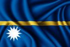 Flag National 4'X 6' Bunting, Nauru, Make:Nautilus, IMPA Code:371164