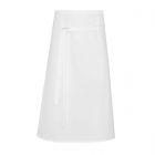 Apron Cotton White Waist Type, IMPA Code:150461