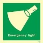 Emergency Light IMO Sign, 150X150Mm, Make:SHM