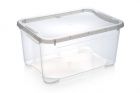 Container Plastic Clear W/Lid, Inner Size 541X371X310Mm, IMPA Code:150545